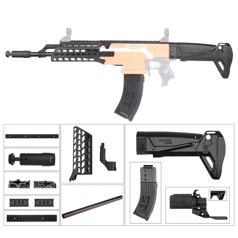 WORKER MOD F10555 AK ALFA Imitation Kit 3D Printing Plastic Combo For Stryfe Modify Toy For Nerf Parts Toys Gun Accessory Gift
WORKER MOD F10555 AK ALFA Imitation Kit 3D Printing Plastic Combo For Stryfe Modify Toy For Nerf Parts Toys Gun Accessory Gift