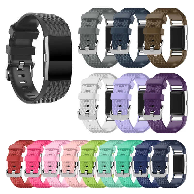 3D Silicone Replacement Straps for Fitbit Charge 2 Band Smart Watch Bracelet for Fitbit Charge 2 Band Wristband Strap for Fibit
3D Silicone Replacement Straps for Fitbit Charge 2 Band Smart Watch Bracelet for Fitbit Charge 2 Band Wristband Strap for Fibit