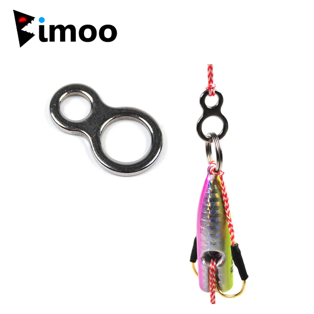 Bimoo Polished Double Solid Ring Swivel 8 Shape Loops Game Fishing Accessory Terminal Tackle for Trolling Jigs Hooks
Bimoo Polished Double Solid Ring Swivel 8 Shape Loops Game Fishing Accessory Terminal Tackle for Trolling Jigs Hooks