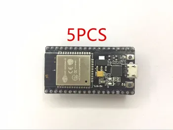 5PCS ESP-32 ESP32 Wireless WiFi Bluetooth Development Board 2.4GHz CP2102 Micro USB Dual Core Module ESP-32S Similar ESP8266
5PCS ESP-32 ESP32 Wireless WiFi Bluetooth Development Board 2.4GHz CP2102 Micro USB Dual Core Module ESP-32S Similar ESP8266