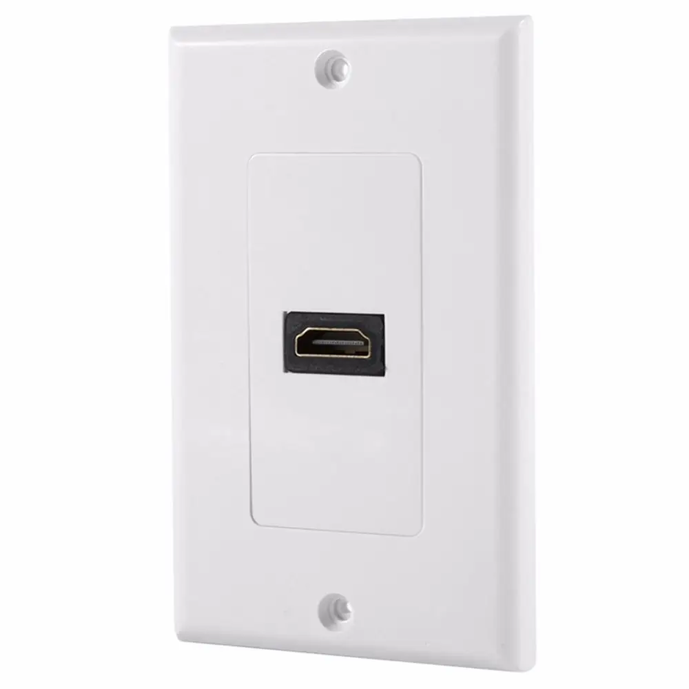 1-Port HDMI Wall Plate Panel Face Cover Rectangular ABS Plastic Outlet Mounting Bracket outlet extender rectangular
1-Port HDMI Wall Plate Panel Face Cover Rectangular ABS Plastic Outlet Mounting Bracket outlet extender rectangular