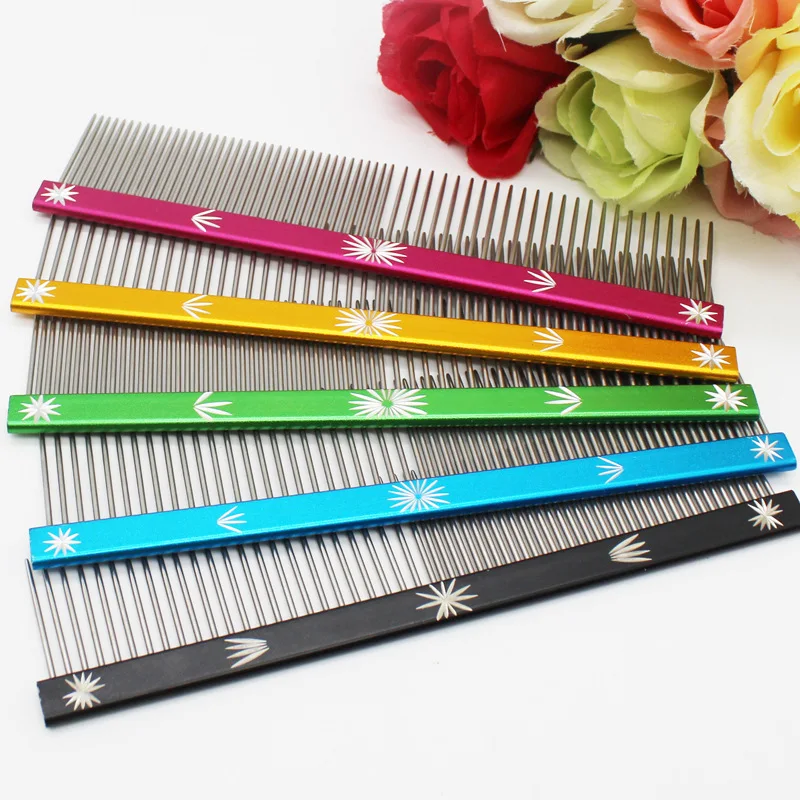 Stainless Steel Pet Comb Anti Static Combs for Dogs Sparse Dense Straight Dog Comb Pet Hair Removal Tool Pet Dog Grooming Combs
Stainless Steel Pet Comb Anti Static Combs for Dogs Sparse Dense Straight Dog Comb Pet Hair Removal Tool Pet Dog Grooming Combs