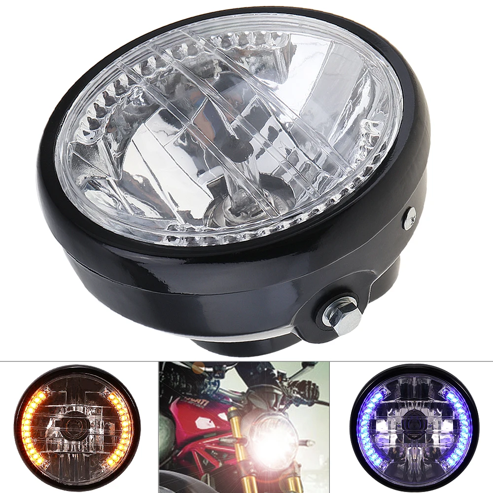 7 Inch 35W 12V Universal Motorcycle Headlight Round LED Turn Signal Indicators Light with Holder for Motorcycle Motorbike
7 Inch 35W 12V Universal Motorcycle Headlight Round LED Turn Signal Indicators Light with Holder for Motorcycle Motorbike