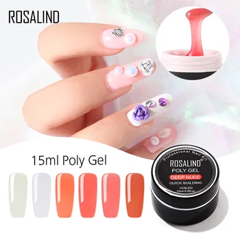 ROSALIND 15ml Poly Gel Crystal Extend Builder UV Gel Polish Quick Building Nail Finger Extension Poly Vernis Nail Art LED
ROSALIND 15ml Poly Gel Crystal Extend Builder UV Gel Polish Quick Building Nail Finger Extension Poly Vernis Nail Art LED