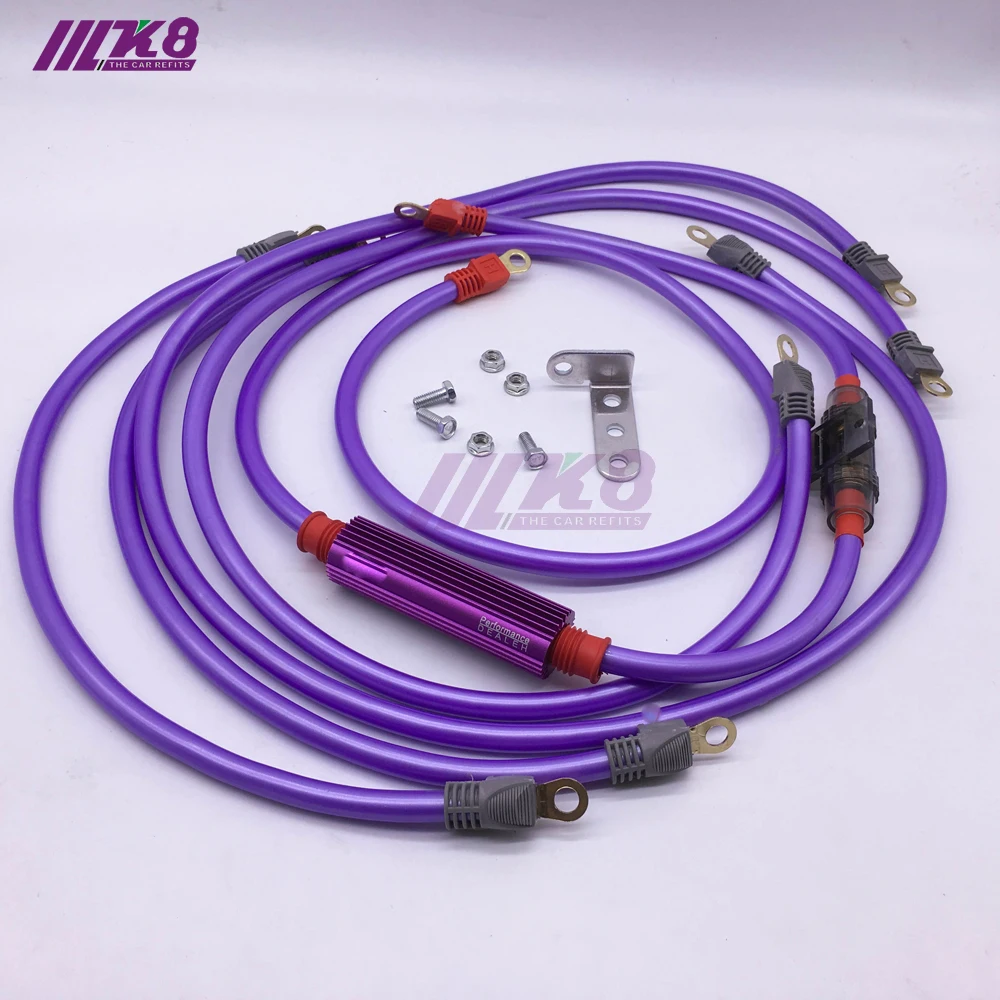 Universal Racing Fire dragon line Car Earthing Cable Grounding Cable Ground Wire Kit
Universal Racing Fire dragon line Car Earthing Cable Grounding Cable Ground Wire Kit