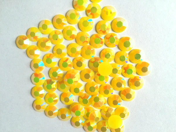 Jelly Yellow AB Color 2mm,3mm,4mm,5mm,6mm Facets FlatBack Resin Rhinestone Nail Art Gements Decoration Stones/Beads
Jelly Yellow AB Color 2mm,3mm,4mm,5mm,6mm Facets FlatBack Resin Rhinestone Nail Art Gements Decoration Stones/Beads
