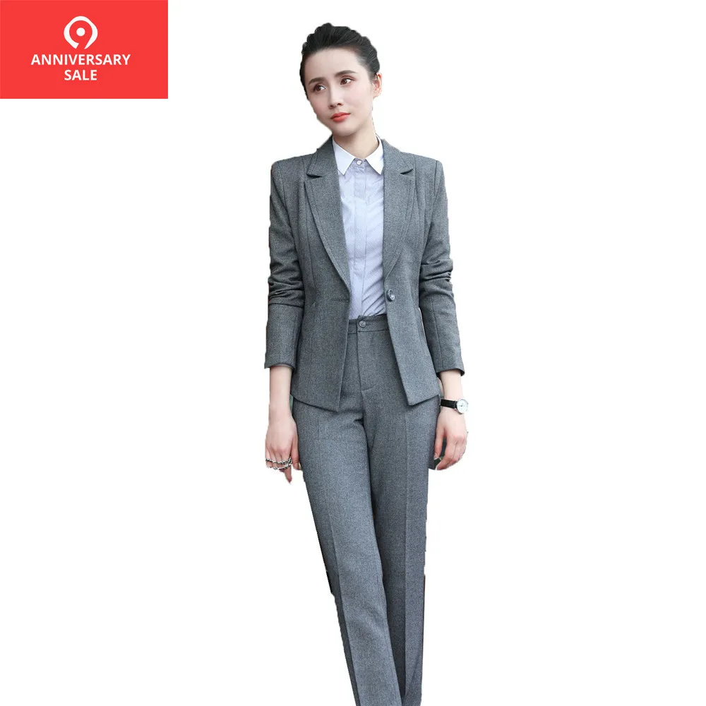 Bettolvis 2019 Formal Suits for Women Casual Office Business Suitspants Work Wear Sets Uniform Styles dark gray Pant Suits
Bettolvis 2019 Formal Suits for Women Casual Office Business Suitspants Work Wear Sets Uniform Styles dark gray Pant Suits