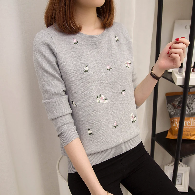 Autumn and winter sweater female insert 2021 new Korean embroidery sweater sweater shirt all-match loose
Autumn and winter sweater female insert 2021 new Korean embroidery sweater sweater shirt all-match loose