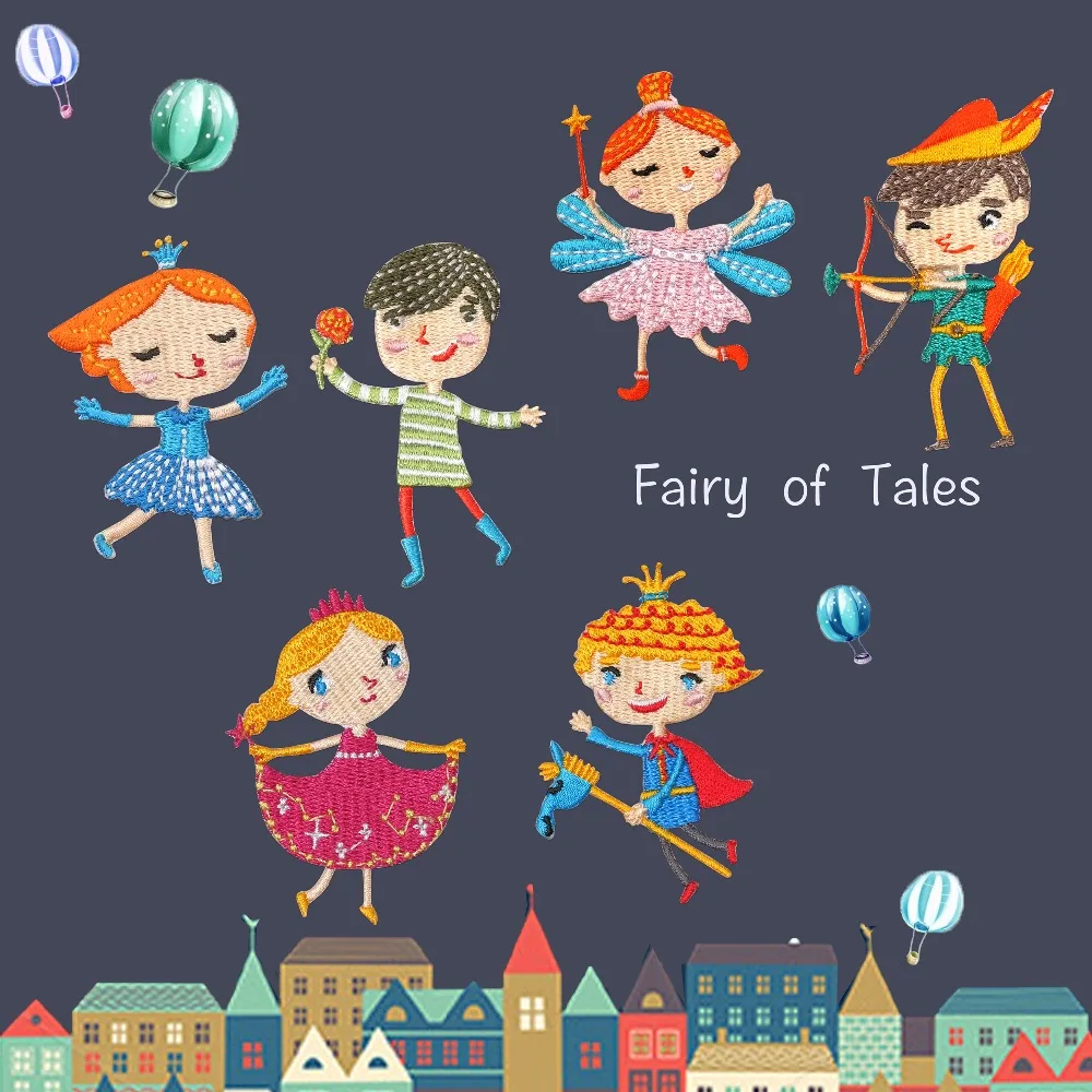 1 PCS Embroidered Fairy tale prince princess for Clothing for Dress Jacket Jeans Stickers Clothes Iron On Patches
1 PCS Embroidered Fairy tale prince princess for Clothing for Dress Jacket Jeans Stickers Clothes Iron On Patches