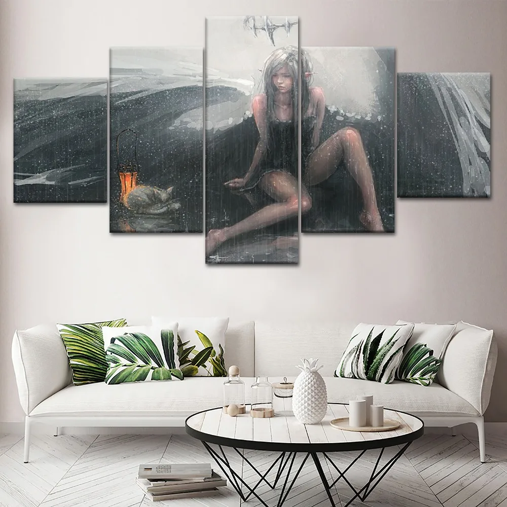 Wall Art Modern 5 Pieces HD Printing Canvas Painting Ghost blade Type Poster For Home Decorations Bedroom Living Room Artwork
Wall Art Modern 5 Pieces HD Printing Canvas Painting Ghost blade Type Poster For Home Decorations Bedroom Living Room Artwork