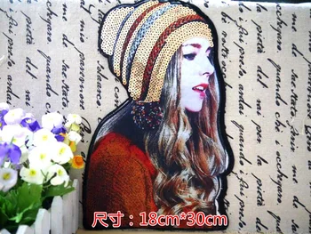 beatiful lady Sequins Patches For Clothing Embroidered Sew On Patch Dress Blouse Chiffon Garment Accessory Motif Applique Badge
beatiful lady Sequins Patches For Clothing Embroidered Sew On Patch Dress Blouse Chiffon Garment Accessory Motif Applique Badge