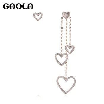 GAOLA Women Link Chain Heart Pendant Earrings Long Crystal Stone Dangle Earrings GLE9063
GAOLA Women Link Chain Heart Pendant Earrings Long Crystal Stone Dangle Earrings GLE9063