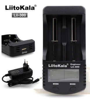 LiitoKala lii-300 LCD 18650 Battery Charger lii300 For 18650 26650 14500 10440 17500 1.2V AA AAA Ni-MH Rechargeable Battery
LiitoKala lii-300 LCD 18650 Battery Charger lii300 For 18650 26650 14500 10440 17500 1.2V AA AAA Ni-MH Rechargeable Battery
