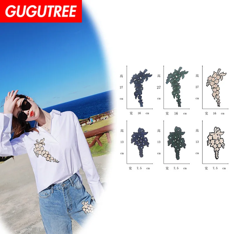 GUGUTREE embroidery big grape patches fruits patches badges applique patches for clothing XC-166
GUGUTREE embroidery big grape patches fruits patches badges applique patches for clothing XC-166