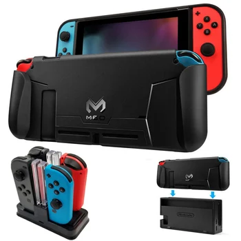 Nintend Switch Controller Charger Charging Dock Station + Protective Case Guard Cover TPU Shell Handle Grip For Nintendos Switch
Nintend Switch Controller Charger Charging Dock Station + Protective Case Guard Cover TPU Shell Handle Grip For Nintendos Switch