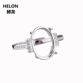 925 Sterling Silver Women Engagement Wedding Ring Cubic Zirconia CZ 10x14mm 9.5x13mm Oval Cabochon Semi Mount Ring Setting
925 Sterling Silver Women Engagement Wedding Ring Cubic Zirconia CZ 10x14mm 9.5x13mm Oval Cabochon Semi Mount Ring Setting