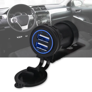 Dual USB Socket Car Charger Power Adapter 2.1A 3.1A 5V Waterproof Auto Dual USB Socket For iPhone 7 Samsung Galaxy S6 Xiaomi
Dual USB Socket Car Charger Power Adapter 2.1A 3.1A 5V Waterproof Auto Dual USB Socket For iPhone 7 Samsung Galaxy S6 Xiaomi
