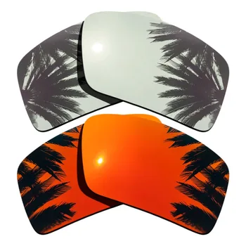 (Silver Mirrored+Orange Red Mirrored Coating) 2-Pairs Polarized Replacement Lenses for Eyepatch 2 100% UVA & UVB Protection
(Silver Mirrored+Orange Red Mirrored Coating) 2-Pairs Polarized Replacement Lenses for Eyepatch 2 100% UVA & UVB Protection