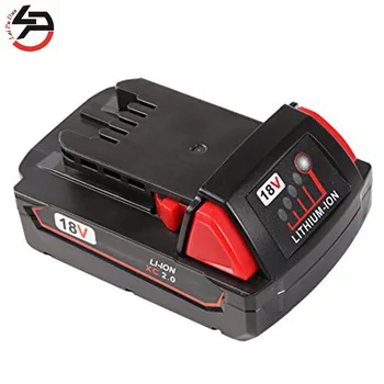 18V 2.0Ah Li-Ion Replacement Power Tool Battery for Milwaukee M18 48-11-1828 48-11-1840 49- 24-0171 - M18
18V 2.0Ah Li-Ion Replacement Power Tool Battery for Milwaukee M18 48-11-1828 48-11-1840 49- 24-0171 - M18