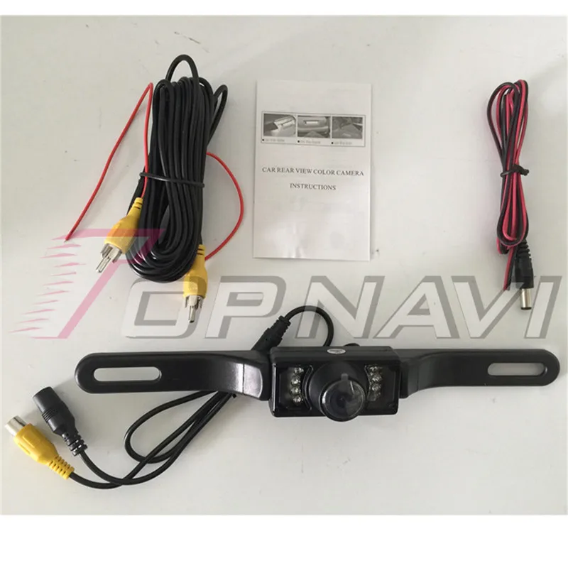 TOPNAVI Universal HD Wide Angle License Plate Car Rear View Backup Camera Night Vision LED light
TOPNAVI Universal HD Wide Angle License Plate Car Rear View Backup Camera Night Vision LED light