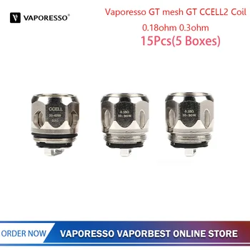 15Pcs Original Vaporesso GT mesh GT CCELL2 Coil 0.18ohm 0.3ohm Electronic Cigarette Accessories For Cascade Baby Tank Vape Tank
15Pcs Original Vaporesso GT mesh GT CCELL2 Coil 0.18ohm 0.3ohm Electronic Cigarette Accessories For Cascade Baby Tank Vape Tank