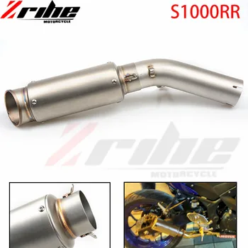 for S1000RR 2014-2016 Motorcycle Exhaust Pipe Motocross Muffler with Middle Pipe 61MM for BMW S1000RR 2014 2015 2016 Link Pipe
for S1000RR 2014-2016 Motorcycle Exhaust Pipe Motocross Muffler with Middle Pipe 61MM for BMW S1000RR 2014 2015 2016 Link Pipe