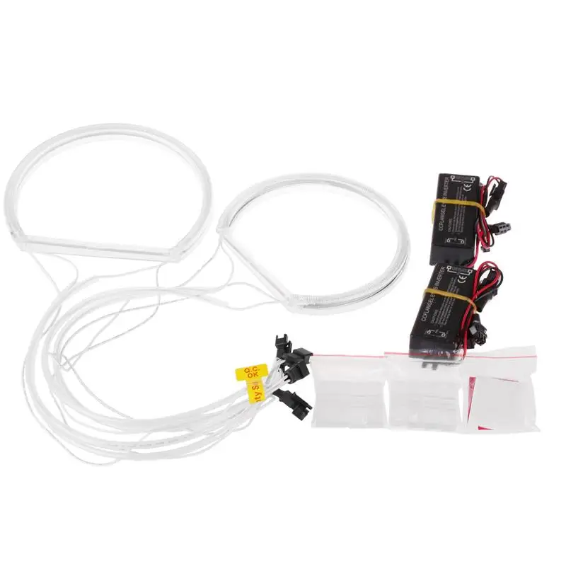 4Pcs 131mm+146mm CCFL Flexible Tube Headlight Car Angel Eagle Eyes Lights Kit for E36 3 E38 7 E39 5 E46 White Headlamp
4Pcs 131mm+146mm CCFL Flexible Tube Headlight Car Angel Eagle Eyes Lights Kit for E36 3 E38 7 E39 5 E46 White Headlamp