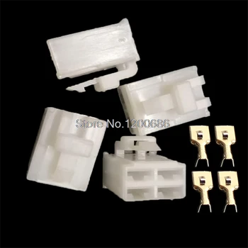 10Sets 4P White relay Holder Base connector Automotive relay socket connector with 6.3MM copper terminals
10Sets 4P White relay Holder Base connector Automotive relay socket connector with 6.3MM copper terminals