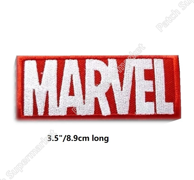 3.5" Marvel LOGO Comic Embroidered Patch Avengers TV Series Movie Embroidered Iron On Patches for clothing red & white
3.5" Marvel LOGO Comic Embroidered Patch Avengers TV Series Movie Embroidered Iron On Patches for clothing red & white