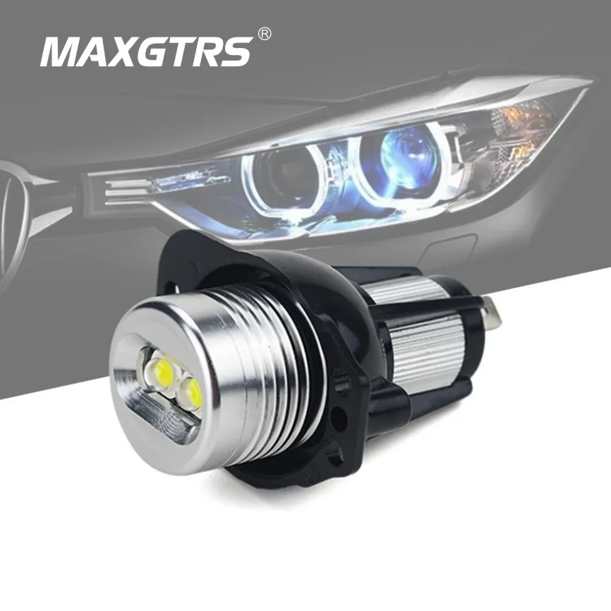 2x6 W 12W LED Halo Кольцо маркер ангельские глазки Bridgelux чип лампа свет 7000K