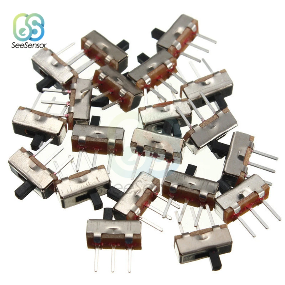 50Pcs SS12D00 SS12D00G3 Interruptor on-off Mini Slide Switch 3Pin 1P2T 2 Position PCB Panel Mini Vertical Toggle Switch
50Pcs SS12D00 SS12D00G3 Interruptor on-off Mini Slide Switch 3Pin 1P2T 2 Position PCB Panel Mini Vertical Toggle Switch