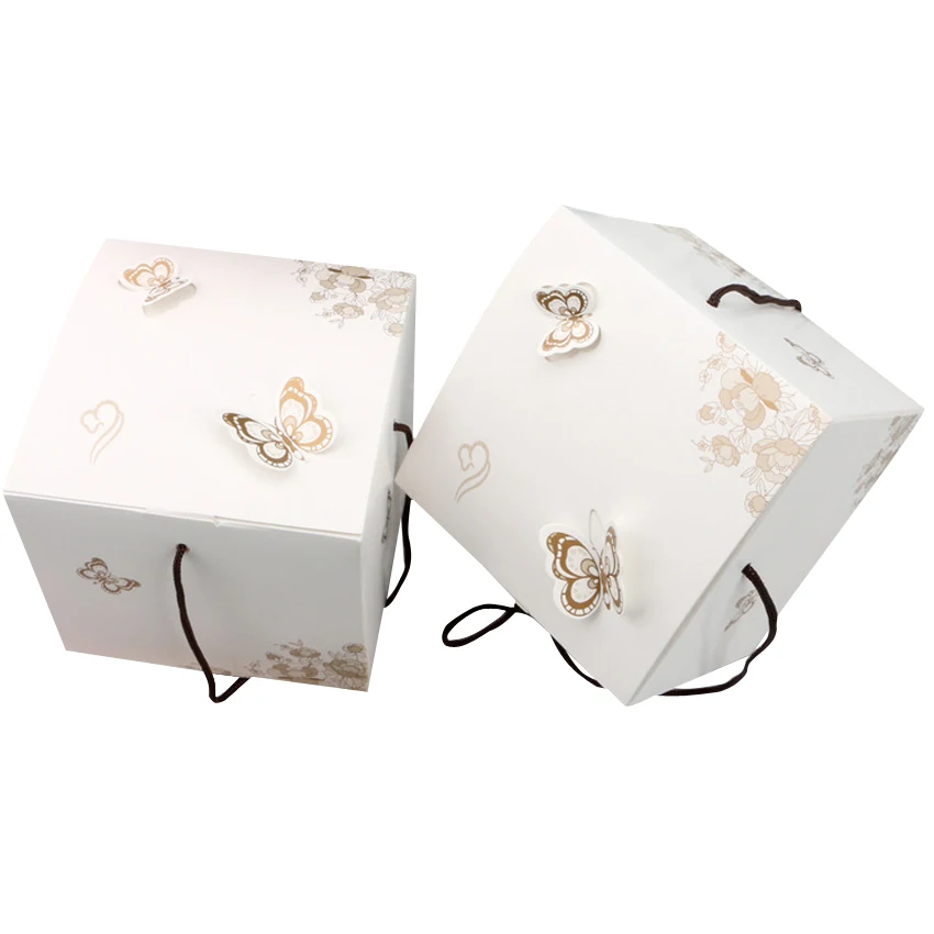 10pcs/lot Lovely Butterfly flower white Paper Bag With Handles Decoration Multifunction Food Packing Bag Gift Bags 11.5*11.5*10
10pcs/lot Lovely Butterfly flower white Paper Bag With Handles Decoration Multifunction Food Packing Bag Gift Bags 11.5*11.5*10