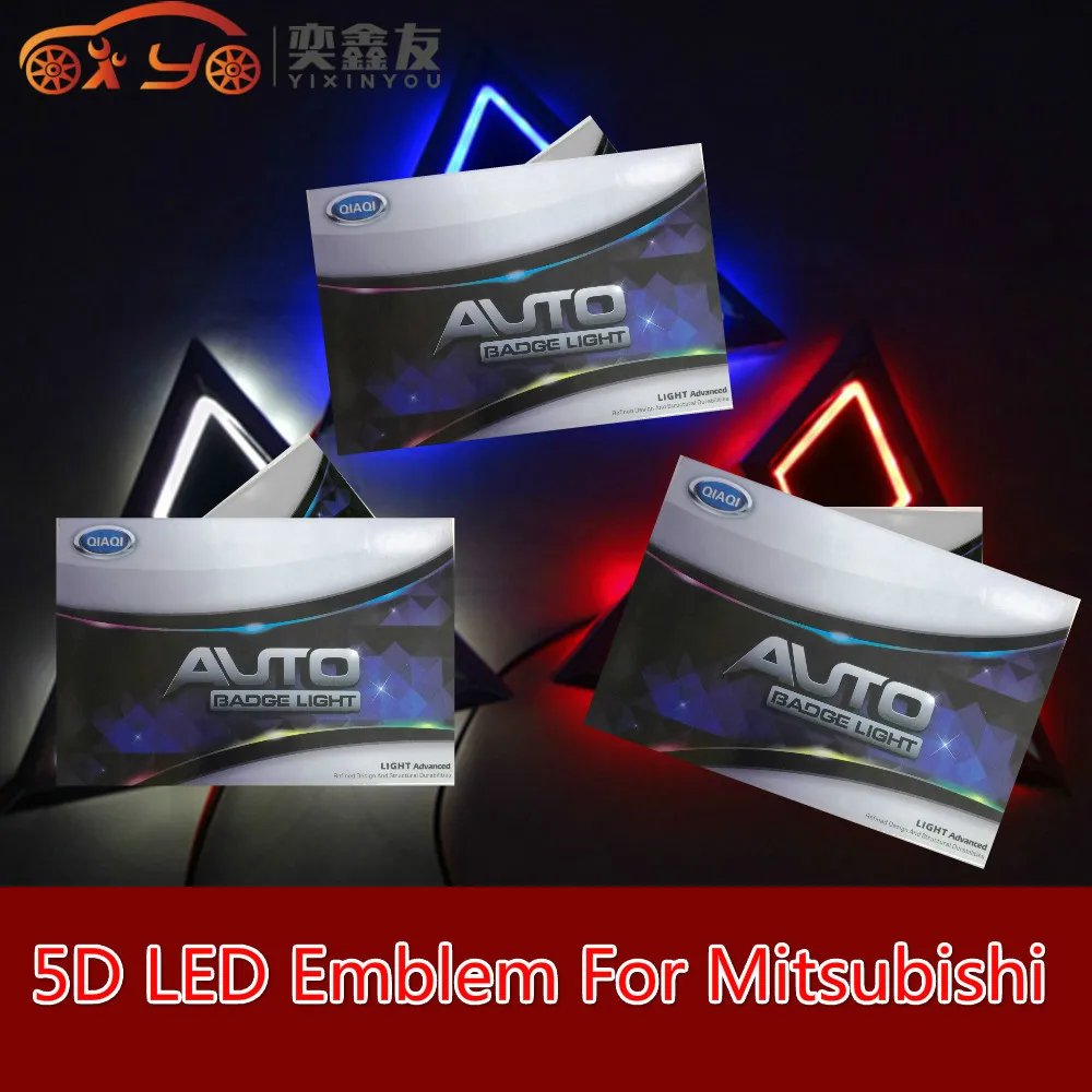 5D led car emblem badge light for Mitsubishi ASX Lancer Outlander L200 Mirage CUV Shogun Galant Colt Eclipse RVR(6.5)
5D led car emblem badge light for Mitsubishi ASX Lancer Outlander L200 Mirage CUV Shogun Galant Colt Eclipse RVR(6.5)