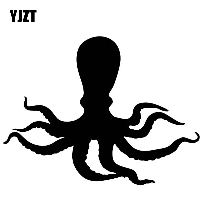 YJZT 15 4 см * 11 7 Рисунок осьминога Виниловая Наклейка Декор кузова автомобиля стикер