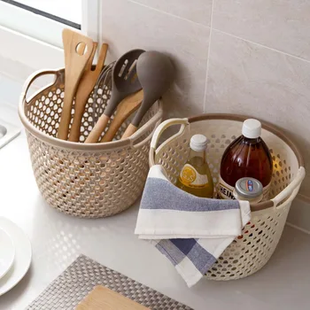 1Pc Plastic Drain Storage Basket Round Hollow Fruit Vegetable Cleaning Strainer Storage Baskets Box Cosmetics Kitchen Tool
1Pc Plastic Drain Storage Basket Round Hollow Fruit Vegetable Cleaning Strainer Storage Baskets Box Cosmetics Kitchen Tool