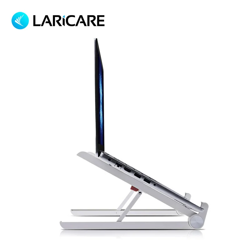 LARICARE X1 ноутбук Стенд складной Портативный Регулируемый Lapdesk для ноутбука офис