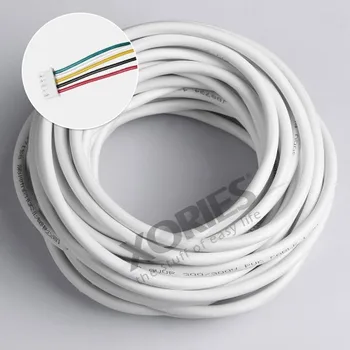 HOMSECUR 5 Core 15m 0.3mm² Flexible PVC Insulated Cable For Video Door Intercom System
HOMSECUR 5 Core 15m 0.3mm² Flexible PVC Insulated Cable For Video Door Intercom System