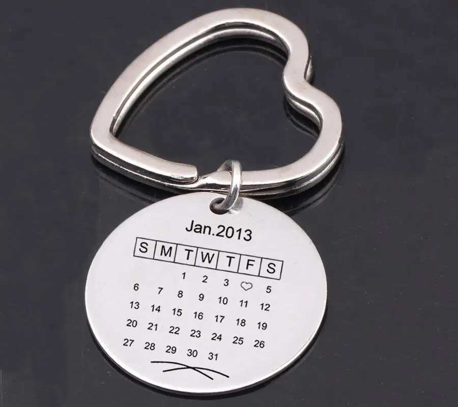 Stainless Steel Strip keychain silver color custom calender date pendant keyring men bijoux femme Gifts toys Accessories jewelry
Stainless Steel Strip keychain silver color custom calender date pendant keyring men bijoux femme Gifts toys Accessories jewelry