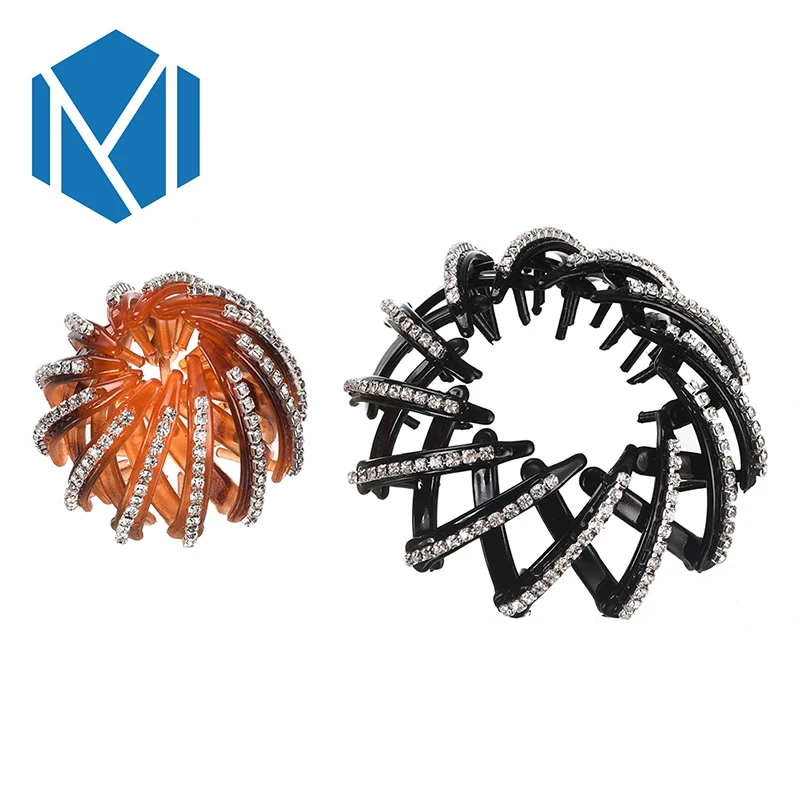 MISM Fashion Hair Claws Girl Crystal Ponytail Holder Rhinestone Hair Donut Bud Shiny Women Hairstyles Bird Nest Updo Hair Grips
MISM Fashion Hair Claws Girl Crystal Ponytail Holder Rhinestone Hair Donut Bud Shiny Women Hairstyles Bird Nest Updo Hair Grips