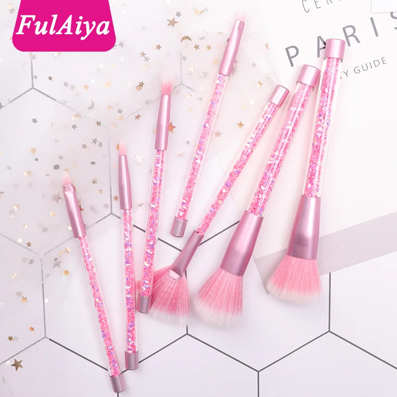New 7 Straight Sand Crystal Handle Makeup Brush Crystal Handle Multi-function Makeup Brush Beauty Makeup Tool
New 7 Straight Sand Crystal Handle Makeup Brush Crystal Handle Multi-function Makeup Brush Beauty Makeup Tool