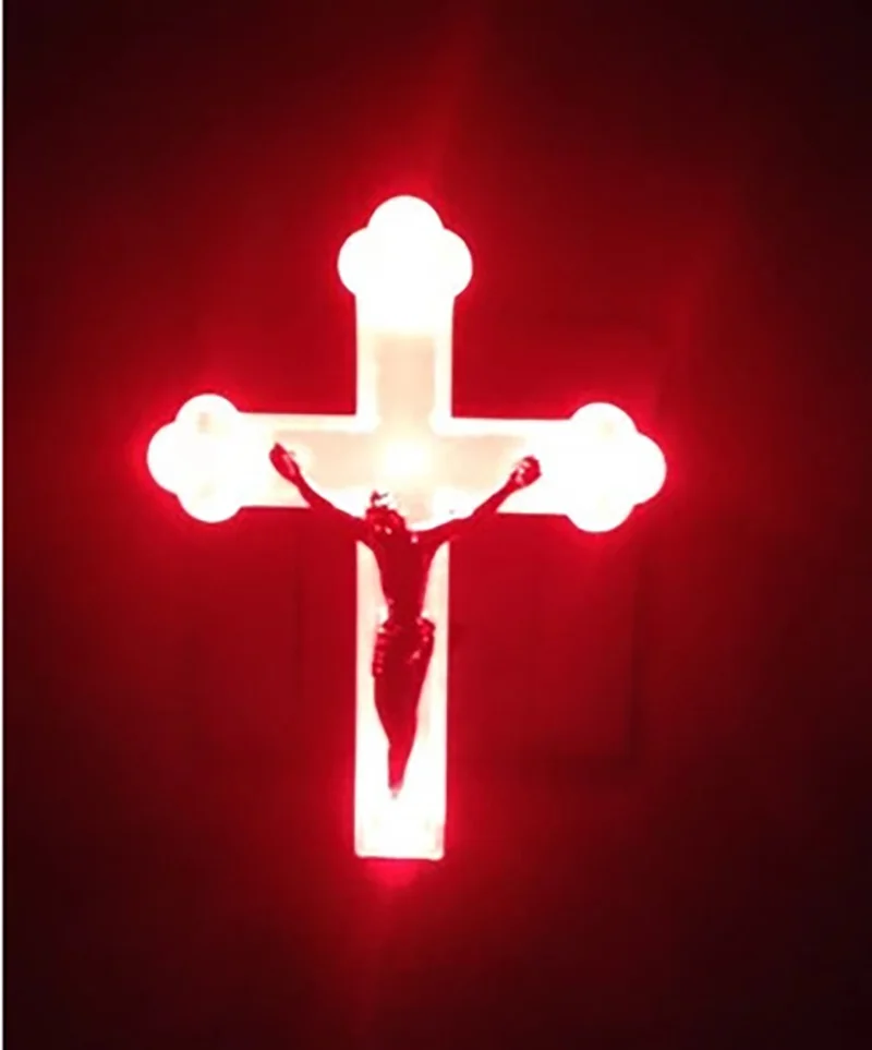 10.4*8cm Christian Jesus Figurine Peace Godfather Crucifix Cross Decoration High-end Gift Lamb of God 2 Color Gradient LED Lamp
10.4*8cm Christian Jesus Figurine Peace Godfather Crucifix Cross Decoration High-end Gift Lamb of God 2 Color Gradient LED Lamp