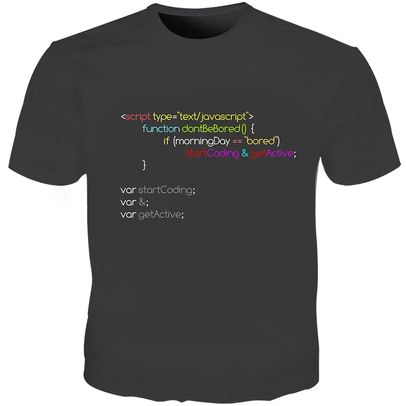 Cloudstyle 2019 T shirt Men Women Letter JavaScript Printed 3D Tshirt Hip Hop Cool Streetwear Summer Casual Tops Tees Plus Size
Cloudstyle 2019 T shirt Men Women Letter JavaScript Printed 3D Tshirt Hip Hop Cool Streetwear Summer Casual Tops Tees Plus Size