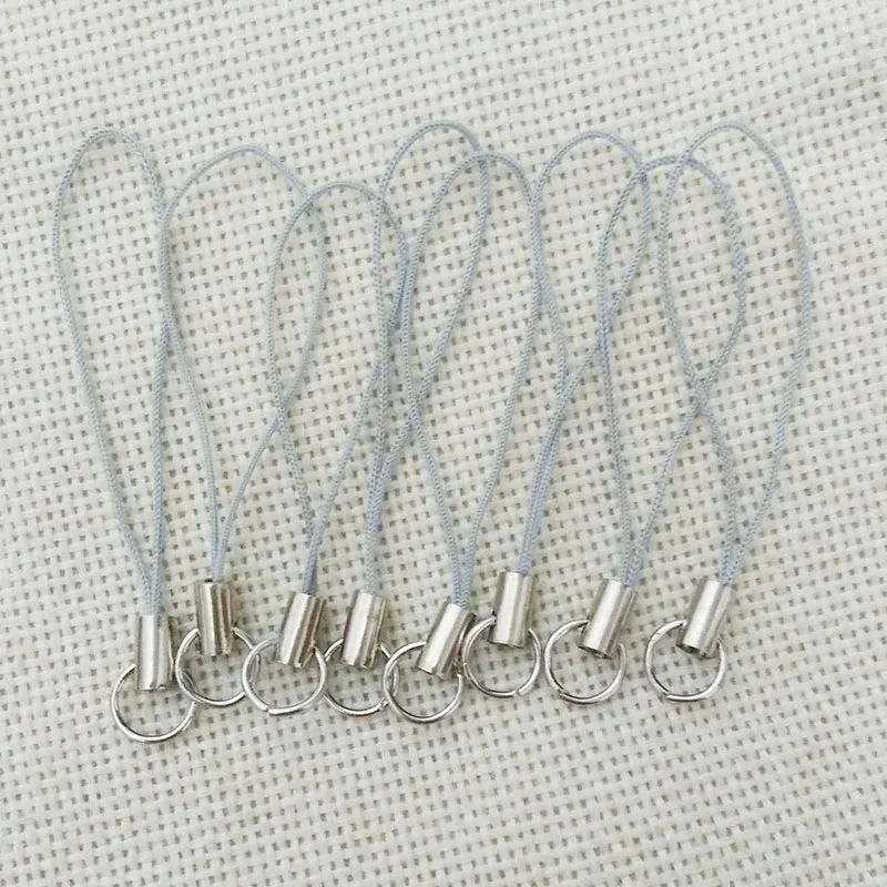 50pcs grey mobile case strap split ring jump rings Lariat Lanyard usb stick strings Clasp cords hang Ropes keychain Charms diy
50pcs grey mobile case strap split ring jump rings Lariat Lanyard usb stick strings Clasp cords hang Ropes keychain Charms diy