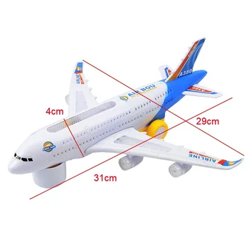 A380 Plane Model Toys Light Music Universal Airbus Flashing Sound Electric Airplane Children Kids Toys Gifts Automatic Steering
A380 Plane Model Toys Light Music Universal Airbus Flashing Sound Electric Airplane Children Kids Toys Gifts Automatic Steering