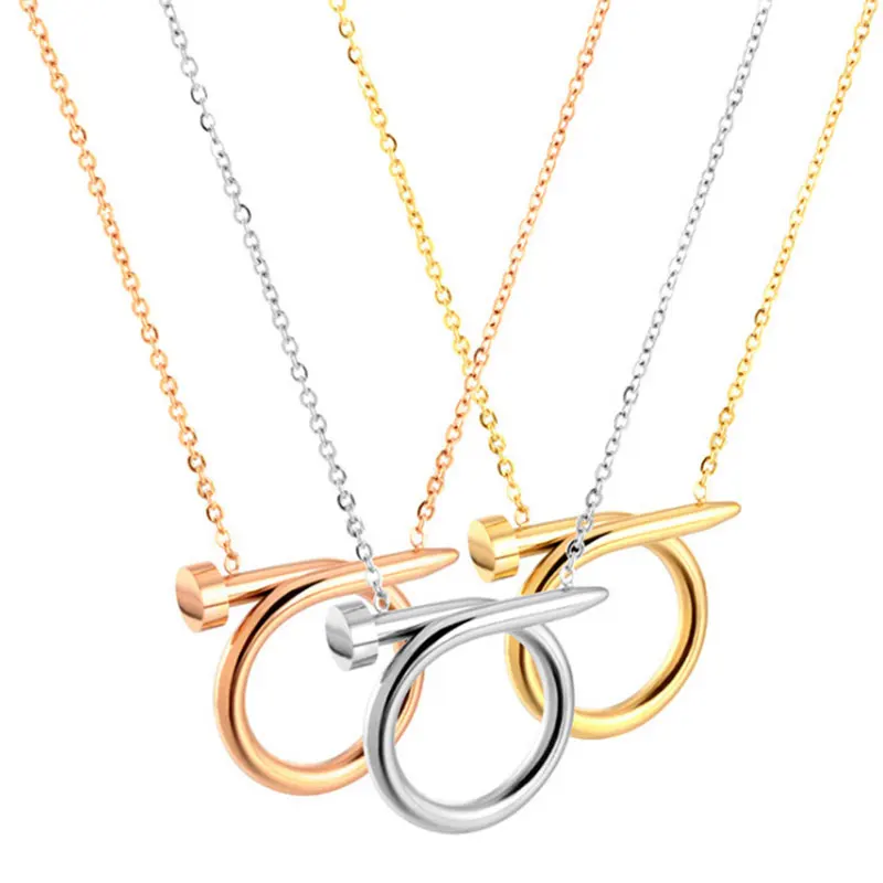 Custom Nail Necklaces Pendants Rose Gold Dainty Everyday Chain Necklace Women Bridal Jewelry Girlfriend Gift Collie Femme
Custom Nail Necklaces Pendants Rose Gold Dainty Everyday Chain Necklace Women Bridal Jewelry Girlfriend Gift Collie Femme