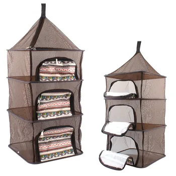 4 Layers Hanging Dry Net Foldable Mesh Storage Basket Fishing Drying Rack for Camping Picnic can CSV 
4 Layers Hanging Dry Net Foldable Mesh Storage Basket Fishing Drying Rack for Camping Picnic can CSV