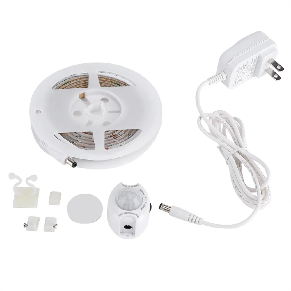 Automatic Human Infrared Sensing Motion Sensor LED Strip Night Light Atmosphere Lamp US Plug
Automatic Human Infrared Sensing Motion Sensor LED Strip Night Light Atmosphere Lamp US Plug
