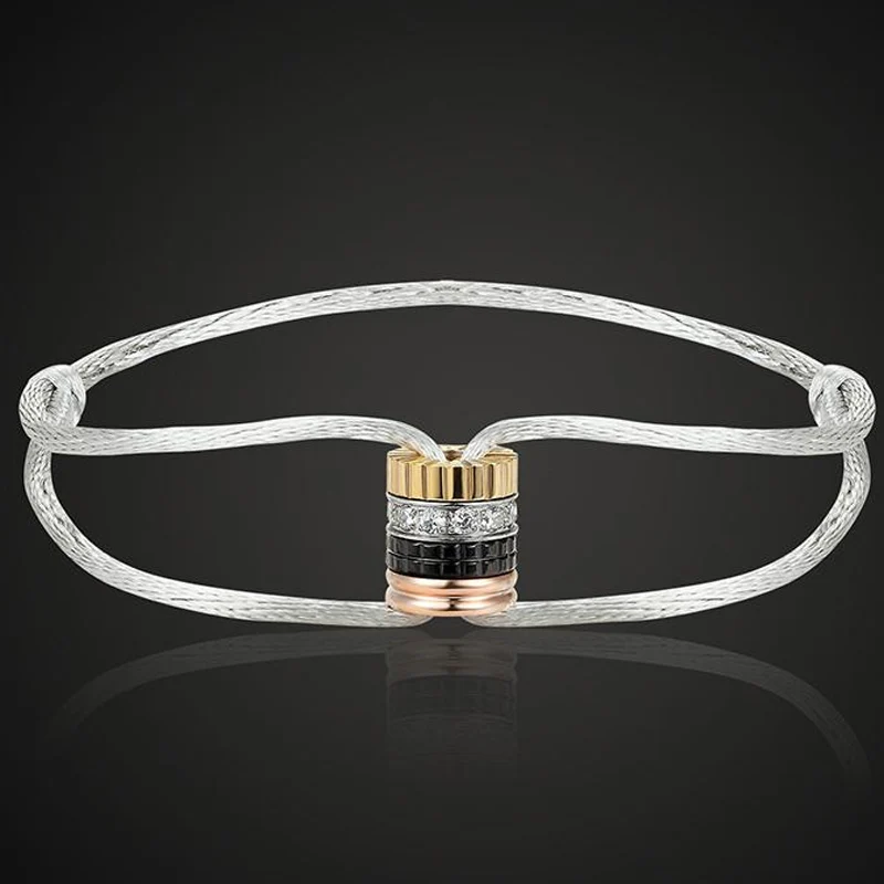 zlxgirl Brand stainless steel bracelet for friend couple fashion women's colorful adjustable size bracelet everybody braceletes
zlxgirl Brand stainless steel bracelet for friend couple fashion women's colorful adjustable size bracelet everybody braceletes