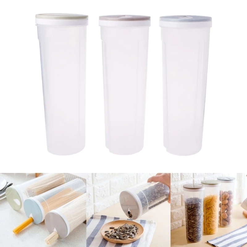 Cutlery Noodle Storage Box Tall Food Storage Box Spaghetti Noodles Container Grain Cereal Jar Airtight Leak
Cutlery Noodle Storage Box Tall Food Storage Box Spaghetti Noodles Container Grain Cereal Jar Airtight Leak