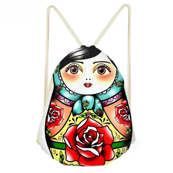 Matryoshka doll Backpack Drawstring Bag Beach Backpack Mochila Cuerda Infantil Shoe Bag Lady Gorijuss Petite Fille Russian doll
Matryoshka doll Backpack Drawstring Bag Beach Backpack Mochila Cuerda Infantil Shoe Bag Lady Gorijuss Petite Fille Russian doll